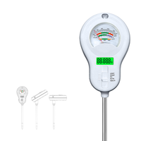 Nouveauté : Testeur de sol 6-en-1 pour serre, mesure du pH, de l'humidité et de la luminosité, testeur de fertilité du sol pour verger, pelouse et jardin