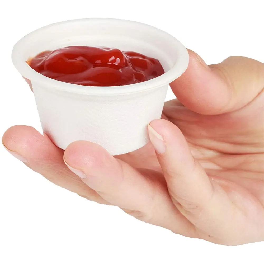 Hete Verkopende Ketchup-Kaassaus Van Voedingskwaliteit, Neem Mee Naar De Sausschotel Dipsom Plastic Sauscontainer Voor Restaurant