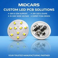 Ampoule LED, module PCB personnalisé pour voitures, OEM ODM, 3V-220V, large plage de tension, forme ronde, carrée ou toute autre forme, source de lumière, fabrication directe
