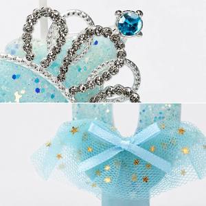 Juego de Velas de Cumpleaños Premium, Elegantes Velas en Espiral con Corona Azul, Tul, Estrellas y Brillo para Decoración de Pasteles de Cumpleaños - Product Image 3