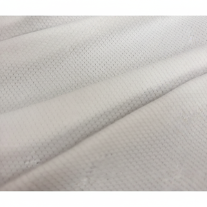 Vêtements de sport légers et respirants avec mèche de qualité garantie Tissu en maille extensible uni Spandex/Nylon - Product Image 1