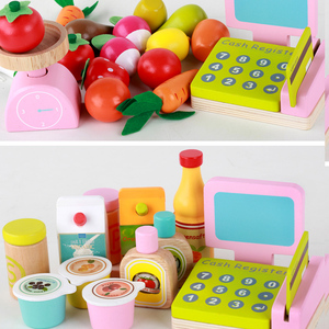 Jouets de jeu pour enfants, <span class=keywords><strong>en</strong></span> <span class=keywords><strong>bois</strong></span>, <span class=keywords><strong>caisse</strong></span> <span class=keywords><strong>enregistreuse</strong></span>, nouvelle collection - Product Image 4