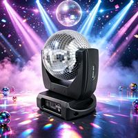 Lumière disco à commande vocale, boule magique DMX rotative, boule disco pour KTV, discothèque, lumières de fête, boule à tête mobile