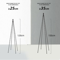 Wärmebehandelter Metall-Pflanzenstützkäfig mit Verzinkter PVC-Beschichtung Einfache Montage Obelisk Garten-Rankgitter für Klettertomaten