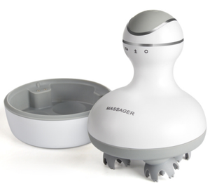 Masajeador de Cabeza y Cuero Cabelludo Personalizado OEM con 4 Cabezales, Vibración de Amasamiento, Diseño de Garra de Dragón Impermeable para Masaje de Cabeza - Product Image 3