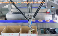 Delta Robot PLC-Controlled pour l'emballage de boulangerie et confiserie | Manipulation de biscuits au chocolat Pick Place Tri 1-10kgs Payload