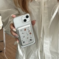 Kedatangan Baru Dompet Kartu Kulit Magnetik Untuk iPhone 18 Pro Max 18 Pro MagSafe Wallet Access Card Duo Phone Case