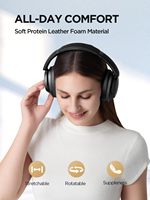 Casque antibruit 1more Sonoflow-Pro - Hq51 sur l'oreille avec LDAC pour Bluetooth sans fil haute résolution 5.4 Quietmix ANC