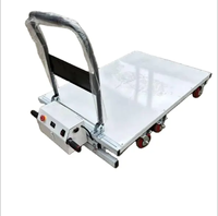 Chariot hydraulique monté sur voiture Ximulek, autonomie de la batterie longue durée, levage à une touche, sûr et durable, certifié CE, pliable