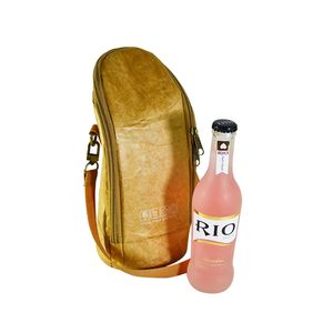 Bolsa Enfriadora de Vino de Corcho para Dos Botellas, Aislamiento Premium, Bolsas Cruzadas de Tyvek para Botellas, Funda para Vaso, Bolsa de Almuerzo de Corcho para Vino - Product Image 4