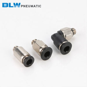 Accesorios neumáticos Accesorios en miniatura Recto a través de PC Codo <span class=keywords><strong>PL</strong></span> Cilíndrico POC Acoplamientos de manguera de aire de liberación rápida - Product Image 1