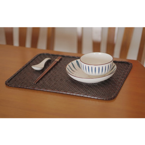 Alfombrilla de Té Tejida a Mano de Bambú Lacado, Origen Anji, Decoración para el Hogar - Product Image 3