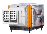 Refroidisseur d'air évaporatif industriel à réservoir robuste, portable, pour le désert, avec moteur AC et réfrigérant R-410A