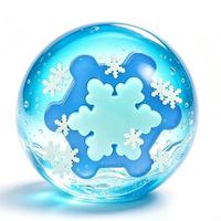 Vente en gros de jouets en boule de Noël faits à la main, jouets anti-stress en forme de sapin de Noël et bonhomme de neige, cadeaux