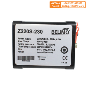 Unité de ventilo-convecteur Belimo à 2 voies avec filetage interne, modèles Z215S-230/Z220S-230/Z225S-230, pièces de systèmes CVC - Product Image 4