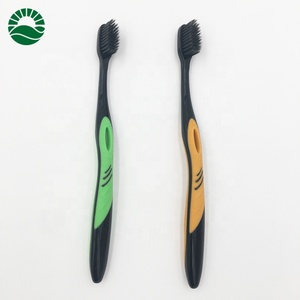 Nouveau Noir Poils De Charbon De Bambou Brosse À Dents - Product Image 2
