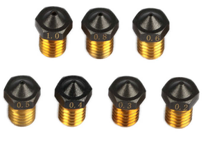 Piezas 3D <span class=keywords><strong>V6</strong></span> <span class=keywords><strong>Boquilla</strong></span> de revestimiento de PTFE de latón Extrusora de filamento antiadherente Cabezal de impresión Actualización 1,75mm <span class=keywords><strong>Boquilla</strong></span> de impresora 3D de latón <span class=keywords><strong>E3D</strong></span> - Product Image 5