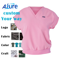 Ensemble de Scrubs Médicaux Extensibles 4 Directions Personnalisés à Marque Privée, Anti-Plis, OEM