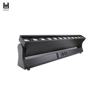 Barre de lumière linéaire mobile LED RGBW 4-en-1 12x40W, lumière auxiliaire, angle de zoom réglable 5-46°, DMX512, IP20, éclairage de scène