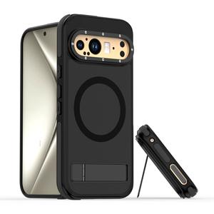 Nouvelle tendance Anti-Shake Semi-Transparent mat support magnétique coque de téléphone pour <span class=keywords><strong>Google</strong></span> Pixel 9 PRO XL antichoc avec support - Product Image 1