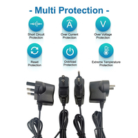 Adaptateur secteur universel AC/DC 5V 1A 6V 1A, alimentation 5W 6W, adaptateur LED CCTV, prise EU US UK AR