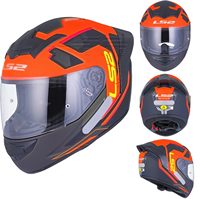 LS2FF352 Certifié ECE/DOT authentique Casque de sécurité d'été, casque de moto intégral, homme, quatre saisons, femme, certification 3C, grande taille