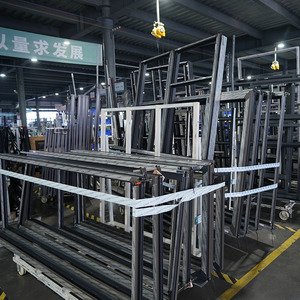 Fenêtres à battants modernes en aluminium à <span class=keywords><strong>double</strong></span> <span class=keywords><strong>vitrage</strong></span> insonorisées et étanches à pont thermique pour maison, salon, salle <span class=keywords><strong>de</strong></span> bain et extérieur - Product Image 4
