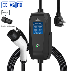   Chargeur portable pour véhicule électrique Tesla NACS 3,5 kW, certifié ETL et CSA, avec adaptateur J1772 inclus, double tension, pour <span class=keywords><strong>garage</strong></span> - Product Image 2