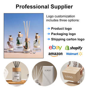 Diffuseur de parfum en verre extra large de luxe 1000 ml, liquide de parfum maximal, sans plomb, ensemble de diffuseur d'herbier - Product Image 2