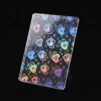 Étuis rigides premium 35PT avec motifs laser, étui de protection robuste en plastique dur pour cartes de baseball et de jeu