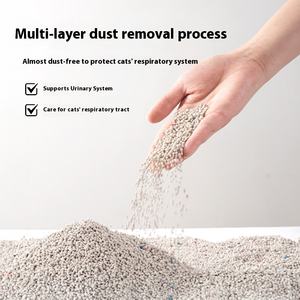 OEM Fabricantes 100% Arena Bentonita Para Gatos Limão Perfume Bloqueio De Odor Forte Poeira Livre Agarramento Premium Bentonite <span class=keywords><strong>Cat</strong></span> Litter - Product Image 3