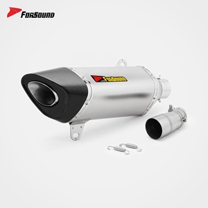 Sistema <span class=keywords><strong>de</strong></span> <span class=keywords><strong>Escape</strong></span> para Motocicleta Forsound, <span class=keywords><strong>Precio</strong></span> <span class=keywords><strong>de</strong></span> Fábrica al por Mayor, Silenciador <span class=keywords><strong>de</strong></span> Fibra <span class=keywords><strong>de</strong></span> Carbono <span class=keywords><strong>de</strong></span> Doble Salida para Scooter C400x, Estilo <span class=keywords><strong>Akrapovic</strong></span> - Product Image 2