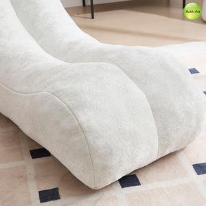 เก้าอี้พักผ่อนแบบเดี่ยว ดีไซน์ใหม่ ปี 2026 หุ้มกำมะหยี่ บุด้วยโฟมความหนาแน่นสู<span class=keywords><strong>ง</strong></span> - Product Image 4