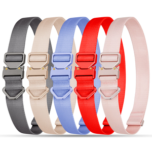 <span class=keywords><strong>Collar</strong></span> de perro de nailon sólido ajustable con dólar para mascotas ligero y resistente para caminar al aire libre con hebilla de aleación de aluminio de liberación rápida - Product Image 1