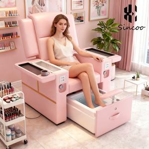 Tırnak salonları için üretici lüks profesyonel pedikür sandalyesi manikür ayak Spa ayarlanabilir arkalığı Pipeless Whirlpool - Product Image 1