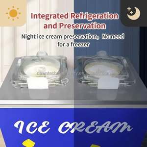 Máquina de Helado Italiano Comercial de Doble Cilindro para Mesa, 48L/H - Product Image 6