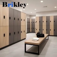 Brikley Bibliothèque Modulaire en Bois Massif pour Salon, Grande Capacité, Écologique, Design Mid-Century, Durable, Personnalisable