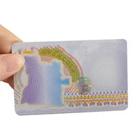 Carte d'identité professionnelle en PVC étanche personnalisée en usine avec RFID pour le contrôle d'accès et fonctions anti-contrefaçon