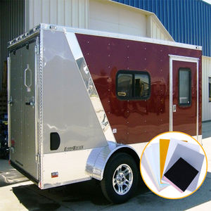 Panneau sandwich en FRP ignifuge certifié CE, tôle de toiture 50 mm 100 mm 150 mm, panneau sandwich en FRP isolé en laine de roche, camping-car - Product Image 1