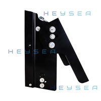Nouvelle plaque de support hydraulique électrique HEYSEA 6 pouces avec conception en aluminium à recul et ressort pour moteur hors-bord 200 CV