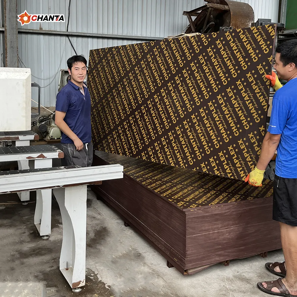Commercial price cheap chantaplex concrete formwork 21mm phenolic resin film faced plywood