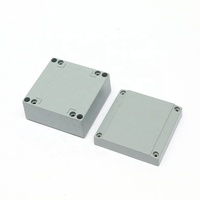 Boîtier de jonction étanche IP66 gris en aluminium moulé sous pression pour extérieur avec revêtement en poudre