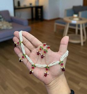 Joyería de moda nupcial elegante del fabricante indio superior: circón de acero inoxidable AD CZ Kundan chapado en oro de primera calidad - Product Image 1