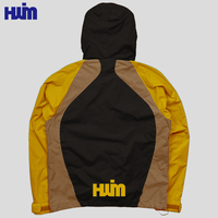 Vestes de vol professionnelles personnalisées pour hommes Fitness Jogging avec poches zippées à capuche mince imperméable couleurs assorties coupe-vent