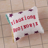 Mini-modèle d'oreiller à l'échelle 1:12 pour maison de poupée, scène de vie, ornement de poche, accessoires miniatures DIY