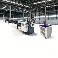 Máquina de Corte de Tubos por Láser de Fibra CNC, Cortadora Láser para Tubos Cuadrados y Redondos, para Acero Inoxidable, Acero al Carbono, Corte de Perfiles Metálicos