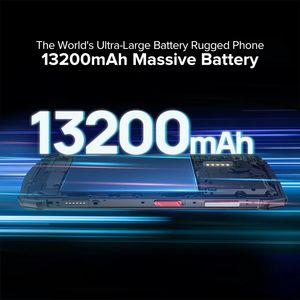 โทรศัพท์มือถือ <span class=keywords><strong>Ulefone</strong></span> <span class=keywords><strong>Power</strong></span> <span class=keywords><strong>Armor</strong></span> <span class=keywords><strong>13</strong></span> แบตเตอรี่ <span class=keywords><strong>13200mAh</strong></span> โทรศัพท์มือถือที่ทนทาน ความจุ 256GB ระบบปฏิบัติการ Android 11 สมาร์ทโฟนกันน้ำ หน้าจอ 6.81 นิ้ว รองรับ 2.4G/5G WLAN โทรศัพท์มือถือ NFC ใช้งานได้ทั่วโลก - Product Image 4