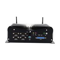 Mini computadora industrial 8th/10th Gen Core i5/i7 8250U 8550U Win 10 6 * Serial COM GPIO Mini PC industrial sin ventilador