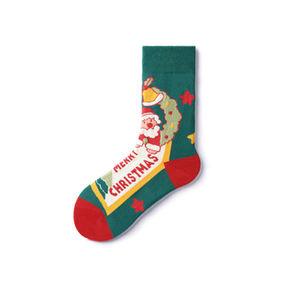 Chaussettes de Noël personnalisées en coton pour adultes, chaussettes de sport pour femmes, lot de chaussettes en gros, idée cadeau, chaussettes de Noël sportives, chaussettes de sport - Product Image 3