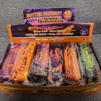 Jouet Squishy Bâton de Beurre Halloween, Motif Citrouille et Fantôme, en PU à Rebond Lent, Anti-stress à Presser, Cadeau pour Enfants et Adultes, Promotion